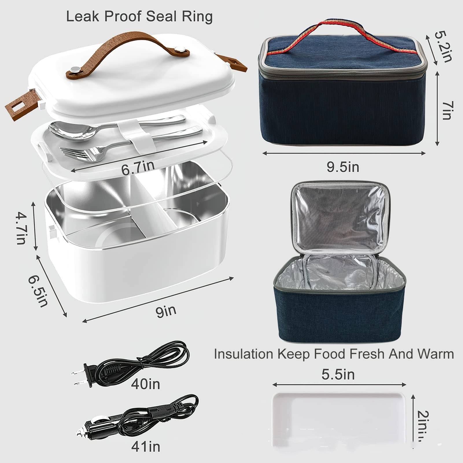 Stainless Steel Heating Lunch Box