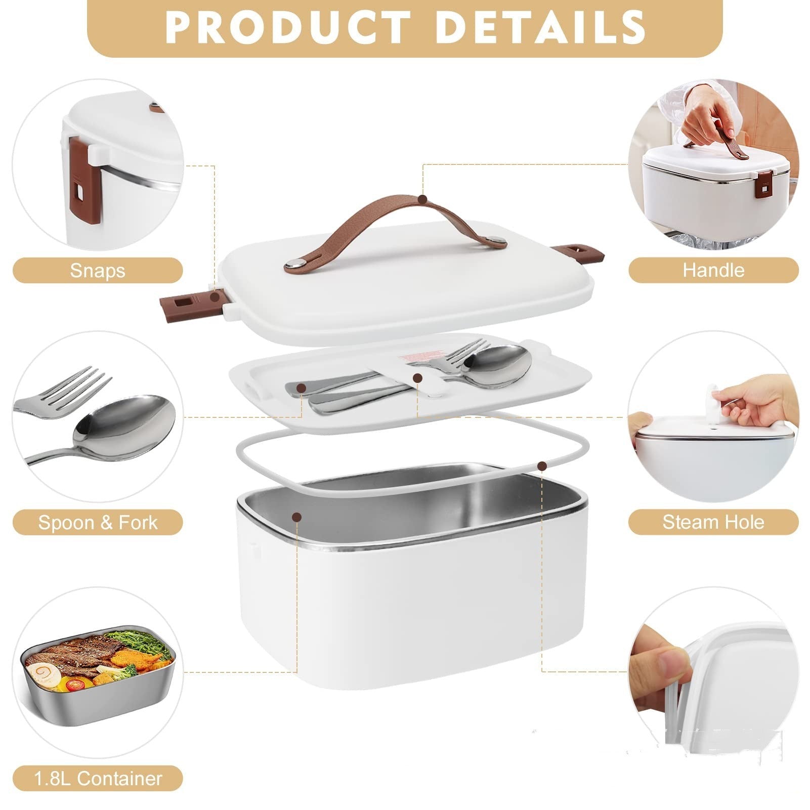 Stainless Steel Heating Lunch Box